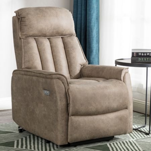 Imagen de Sillón Reclinable Eléctrico LV05503 Beige