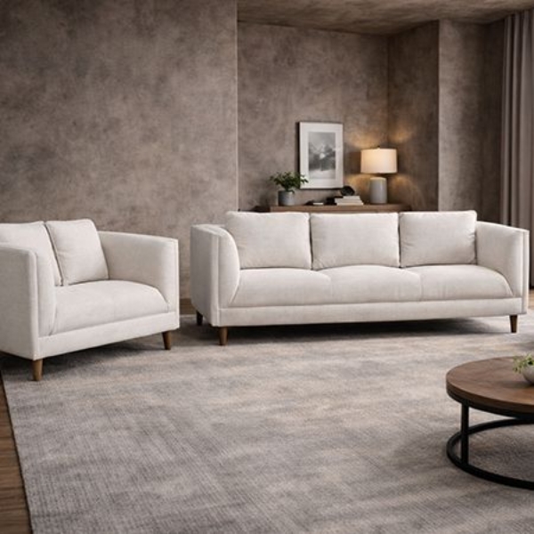 Imagen de Sofá y Love Seat Sofia Silver